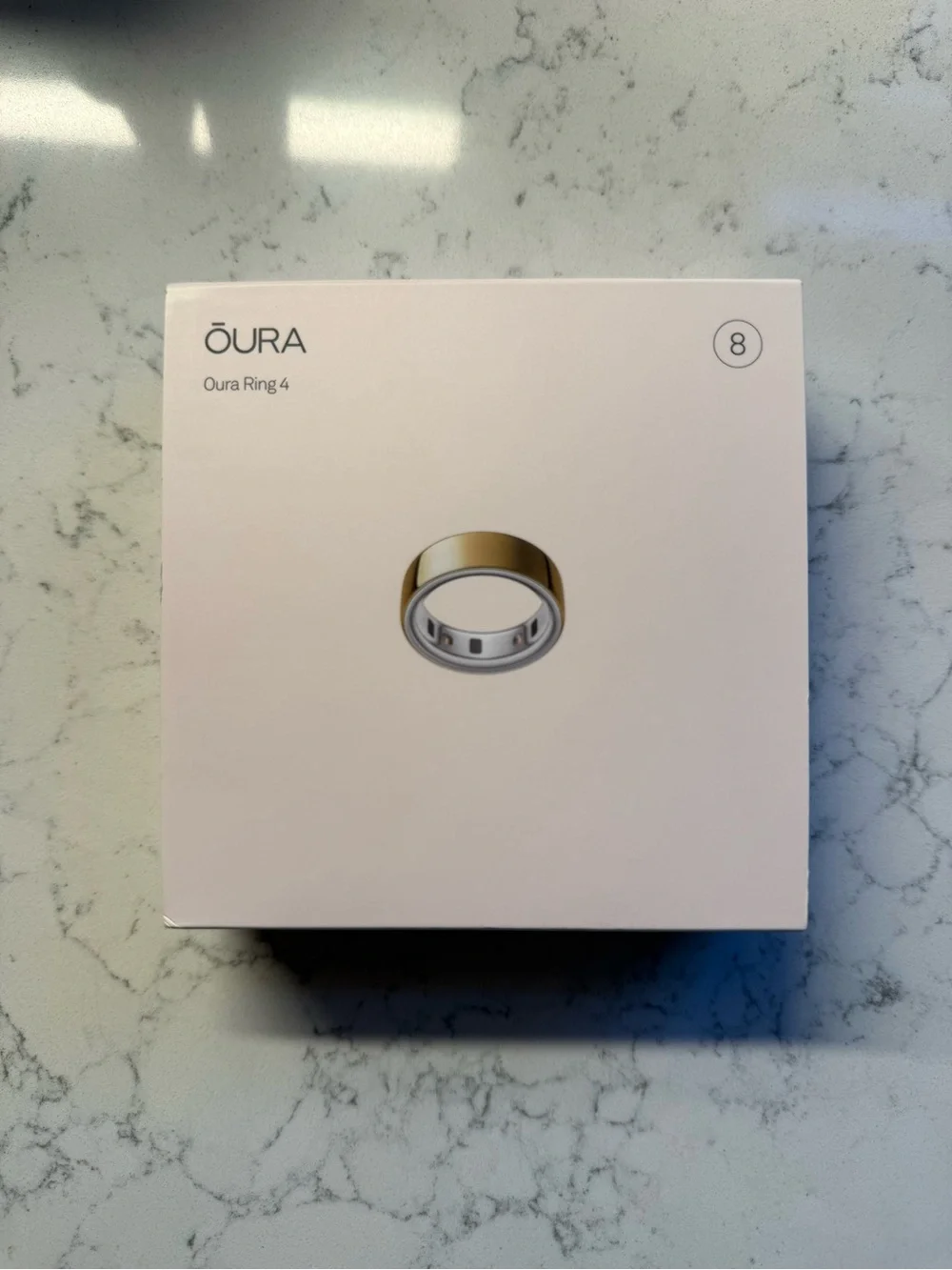Oura Ring 4 Gold (Size 8) - Brand New in Box